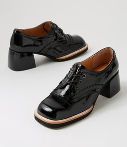 ALVON DJ BLACK PATENT LEATHER