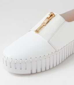 BRANZA DJ WHITE WHITE SOLE LEATHER