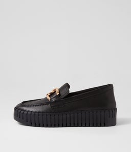 BRONTIS DJ BLACK BLACK SOLE LEATHER