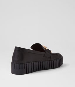 BRONTIS DJ BLACK BLACK SOLE LEATHER