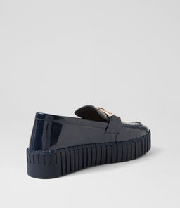 BRONTIS DJ NAVY NAVY SOLE PATENT LEATHER