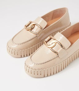BRONTIS DJ OATMEAL OATMEAL SOLE PATENT LEATHER