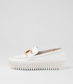 BRONTIS DJ WHITE WHITE SOLE LEATHER
