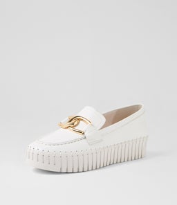 BRONTIS DJ WHITE WHITE SOLE LEATHER