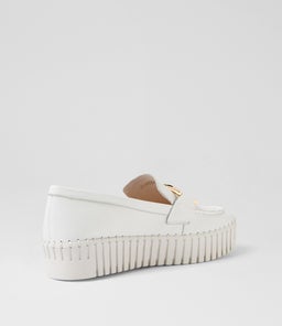BRONTIS DJ WHITE WHITE SOLE LEATHER