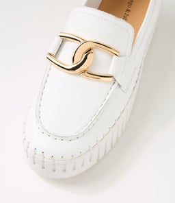 BRONTIS DJ WHITE WHITE SOLE LEATHER
