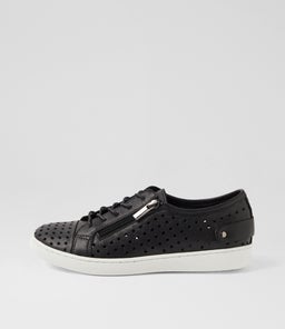 DIDOS DJ BLACK WHITE SOLE LEATHER