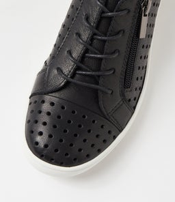 DIDOS DJ BLACK WHITE SOLE LEATHER