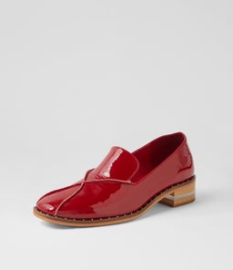 FLEETA DJ DK RED PATENT LEATHER