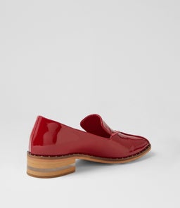 FLEETA DJ DK RED PATENT LEATHER
