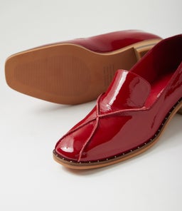 FLEETA DJ DK RED PATENT LEATHER