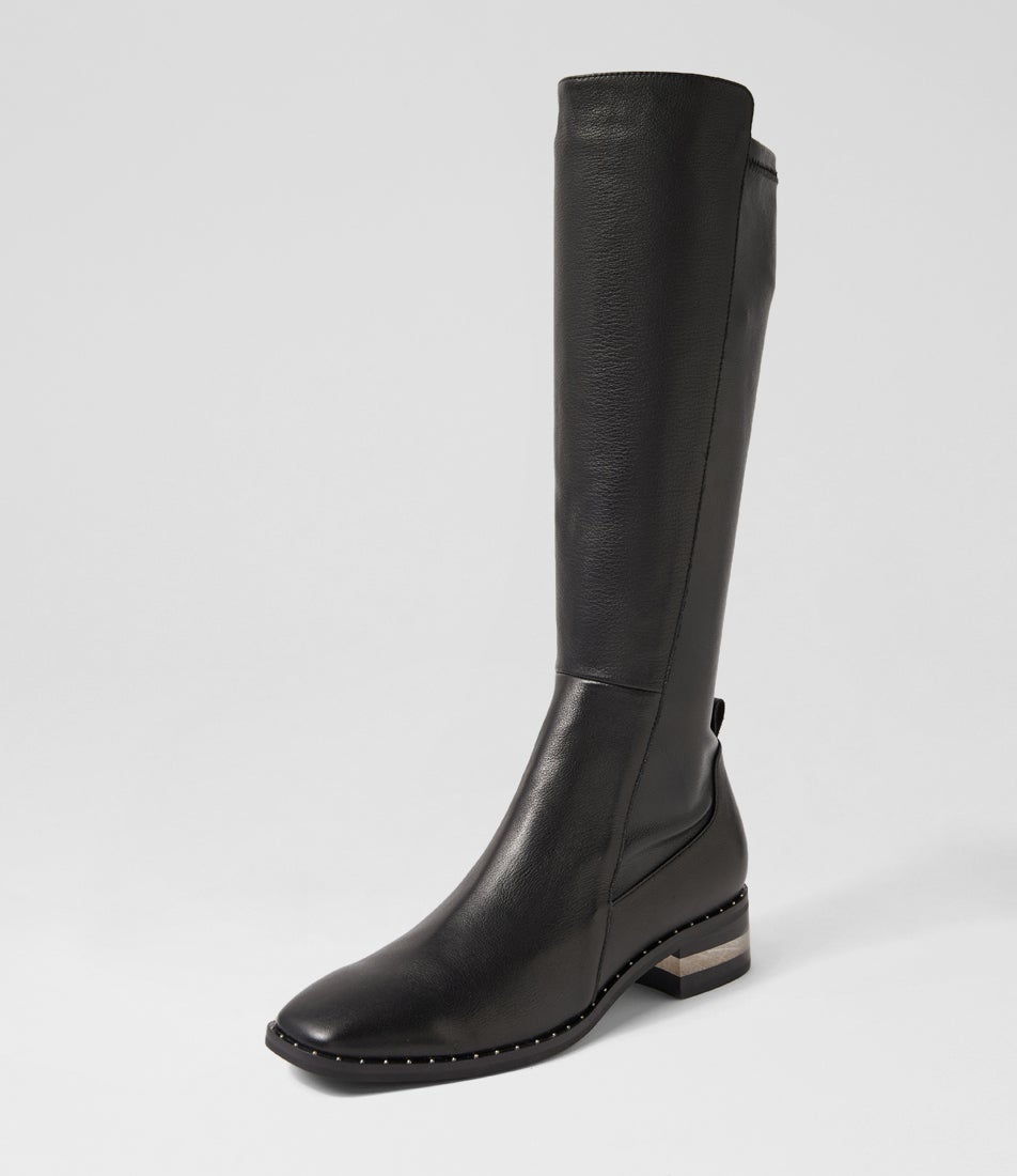 Folmy-Dj-Black-Black-Leather-Stretch Smooth