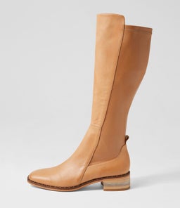 FOLMY DJ DK TAN DK TAN LEATHER STRETCH SMOOTH