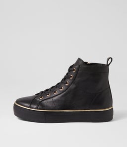 FISSIO DJ BLACK BLACK SOLE LEATHER