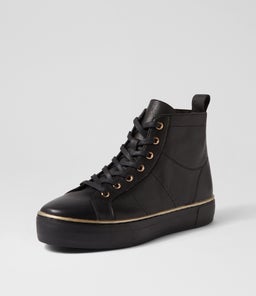 FISSIO DJ BLACK BLACK SOLE LEATHER
