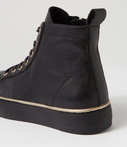 FISSIO DJ BLACK BLACK SOLE LEATHER