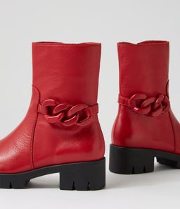 HARITA DJ DK RED LEATHER