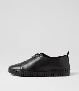 HAINA DJ BLACK BLACK SOLE LEATHER