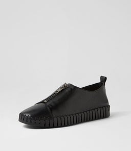 HAINA DJ BLACK BLACK SOLE LEATHER