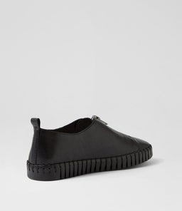 HAINA DJ BLACK BLACK SOLE LEATHER