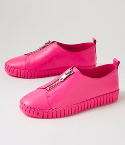 HAINA DJ HOT PINK HOT PINK SOLE LEATHER