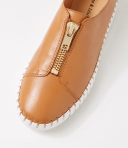 HAINA DJ DK TAN WHITE SOLE LEATHER