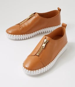 HAINA DJ DK TAN WHITE SOLE LEATHER