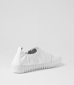 HAZELLE DJ WHITE WHITE SOLE LEATHER