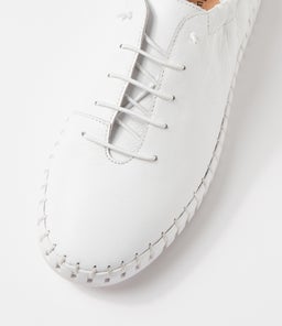 HAZELLE DJ WHITE WHITE SOLE LEATHER