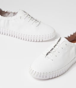 HAZELLE DJ WHITE WHITE SOLE LEATHER