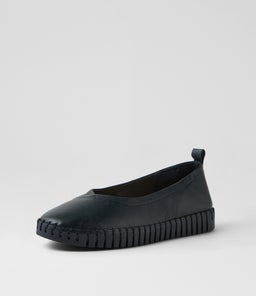 HEATON DJ NAVY NAVY SOLE LEATHER