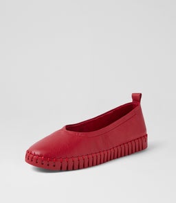 HEATON DJ DK RED DK RED SOLE LEATHER