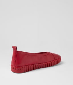 HEATON DJ DK RED DK RED SOLE LEATHER