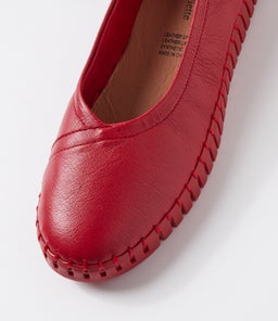 HEATON DJ DK RED DK RED SOLE LEATHER