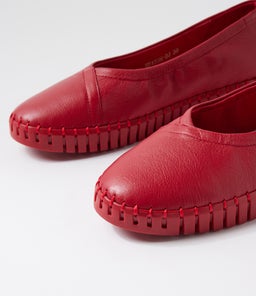 HEATON DJ DK RED DK RED SOLE LEATHER