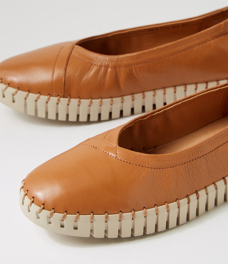 Heaton-Dj-Dk Tan-Almond Sole-Leather