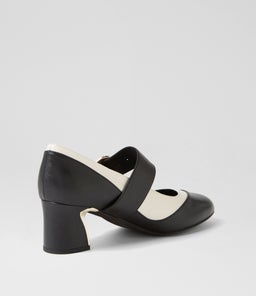 JAPAS DJ BLACK IVORY LEATHER LEATHER