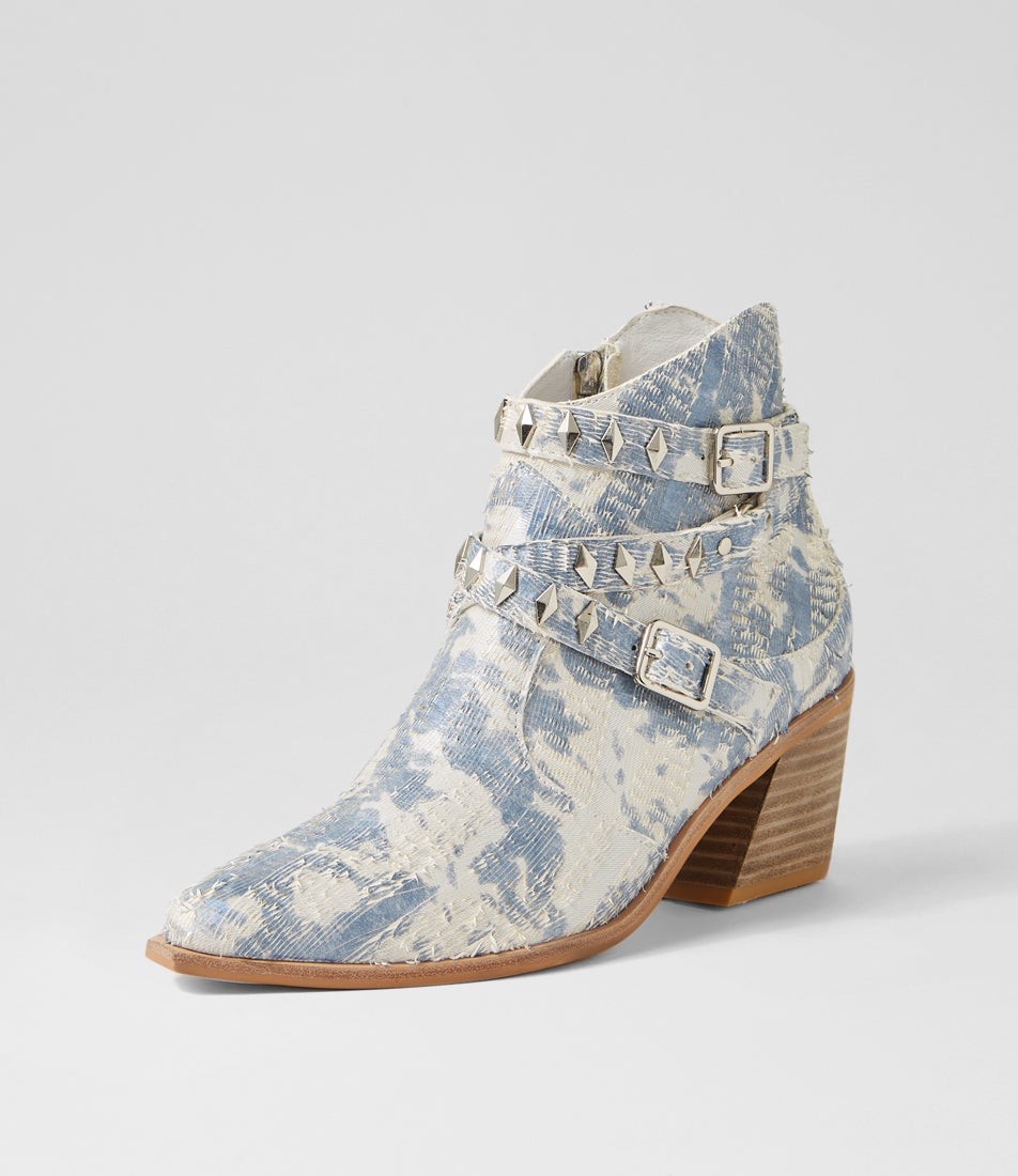 Jollop-Dj-Ivory&denim-Cut Leather