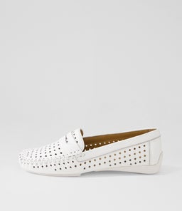 LONASER DJ WHITE LEATHER