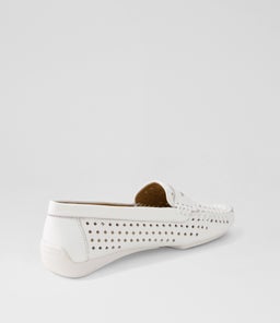 LONASER DJ WHITE LEATHER