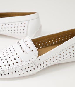 LONASER DJ WHITE LEATHER