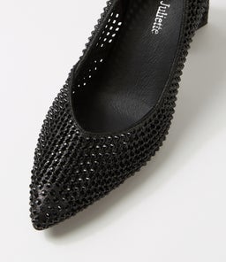LORENZO DJ BLACK SHIMMER LEATHER