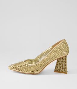 LORENZO DJ OLD GOLD SHIMMER LEATHER