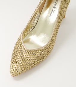 LORENZO DJ OLD GOLD SHIMMER LEATHER