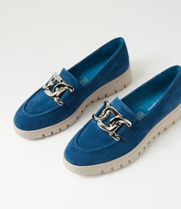 MARAH DJ LT NAVY MISTY SOLE SUEDE