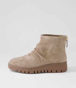 MARCHETA DJ TAUPE LT CHOC SOLE SUEDE