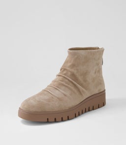 MARCHETA DJ TAUPE LT CHOC SOLE SUEDE