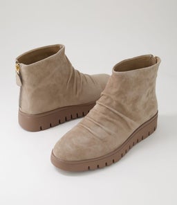 MARCHETA DJ TAUPE LT CHOC SOLE SUEDE