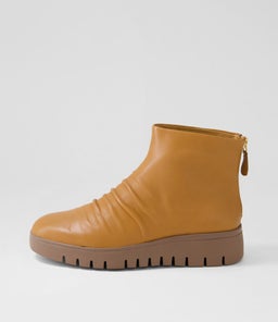 MARCHETA DJ DK TAN LT CHOC SOLE LEATHER