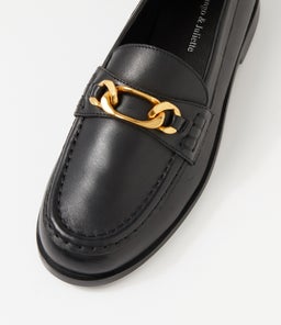 QUILT DJ BLACK BLACK HEEL LEATHER
